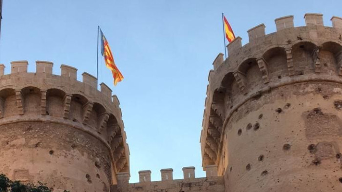 Torres de Serranos, gate of the old wall of the City of Valencia.