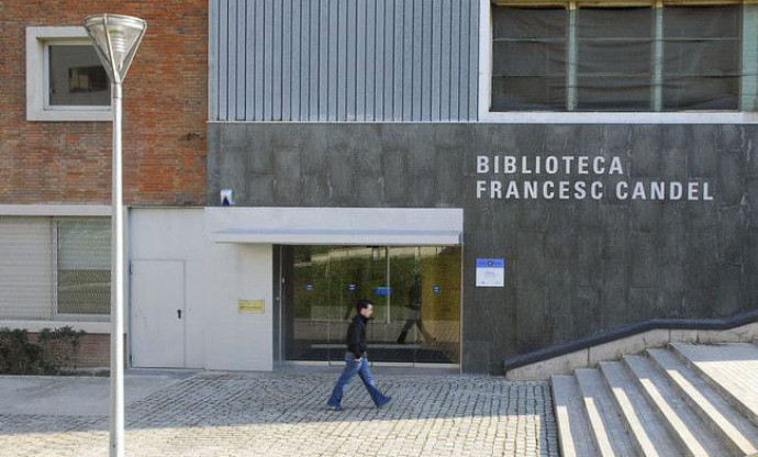 Fachada de la Biblioteca Francesc Candel