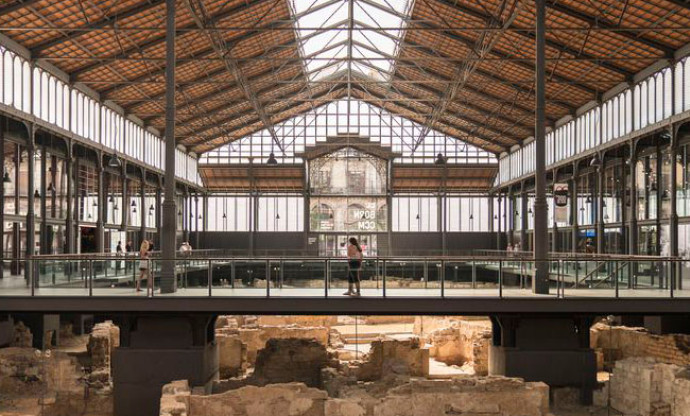 Interior of  El Born Centre Cultural i Memòria de Barcelona