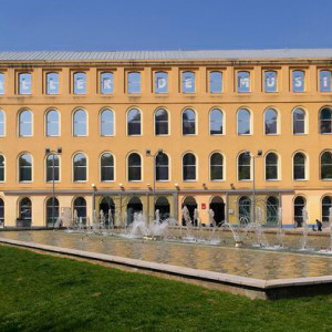 Exterior of the Ignasi Iglésias Library of the Civic Center of Sant Andreu