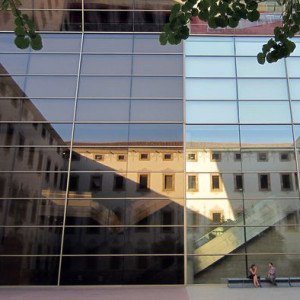 Vista del Pati de les Dones del Centre de Cultura Contemporània de Barcelona