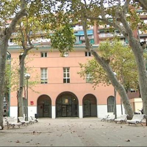 Entrance to the Civic Center of the Casa del Rellotge