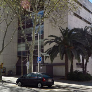 Entrance to the Civic Center of Besòs and Maresme