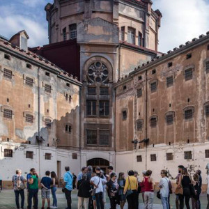 Interior courtyard of La Model de Barcelona