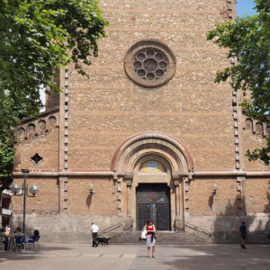 Plaça de la Virreina view