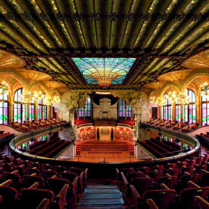 Interior del Palau de la Música. Barcelona