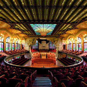 Inside the Palau de la Música. Barcelona