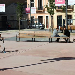 Vista de la Plaça de les dones del 36